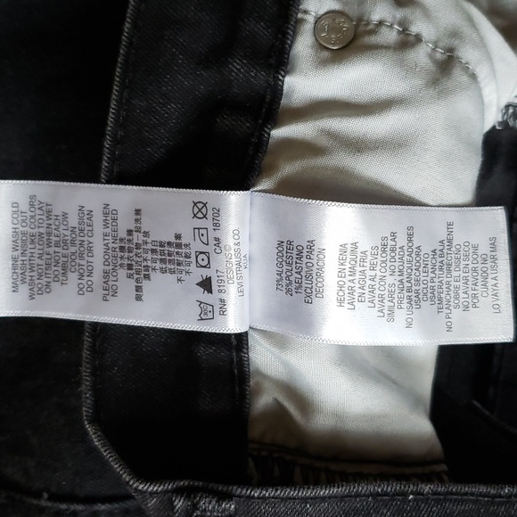 Levi's 510 Skinny Jeans 👖 Boys 16 reg (28 x 28). GUC - Picture 10 of 10